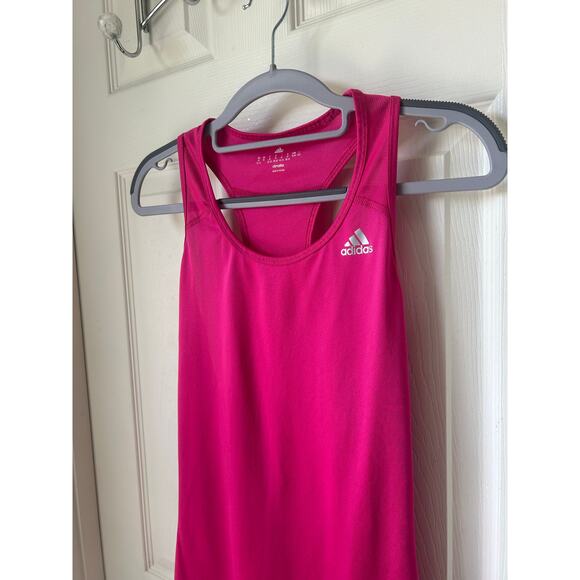 Pink Adidas Racerback Tank Top - Medium - Picture 3 of 4